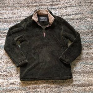 True Grit Men’s Pebble Pile Pullover Fleece-1/2Zip